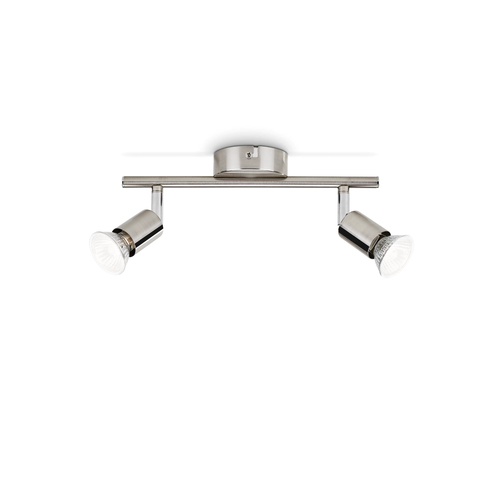 Philips Opbouwspot Limbali Nikkel 2xgu10