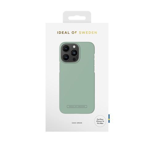 iDeal of Sweden Seamless Case iPhone 14PM Sage Green