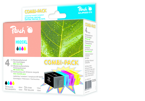 Peach 315666 ink cartridge 4 pc(s) Black, Cyan, Magenta, Yellow