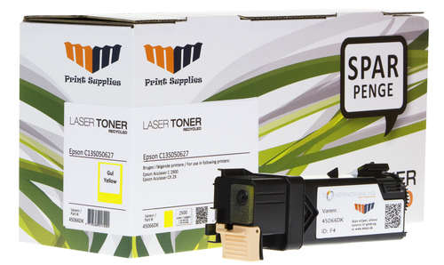 MM Yellow Laser Toner HC - Epson C13S050627 - For Epson AcuLaser C 2900 / CX 29 – image 1