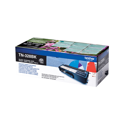 Original Brother TN328BK Black Toner Cartridge - image 2