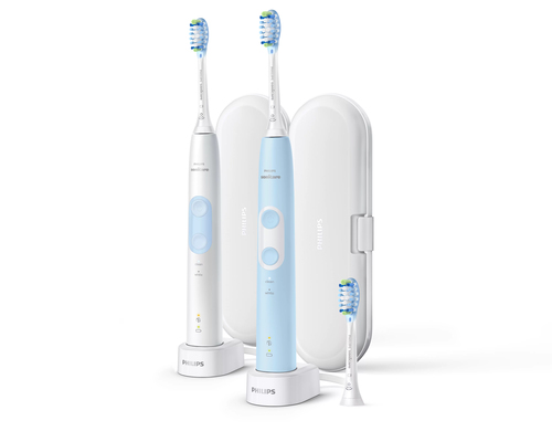 Philips HX6829/77 electric toothbrush Adult Sonic toothbrush Light Blue, White