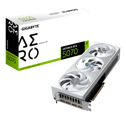 GIGA VGA 12GB RTX5070 AERO OC-12G 3xDP/HDMI GeForce RTX 5070 AERO OC 12G