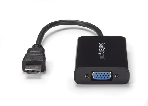 StarTech.com Cable Adaptador Externo Conversor HDMI® a VGA - 1920x1080 - Conversor HDMI con Salida de Audio - Adaptador de Monitor VGA a HDMI