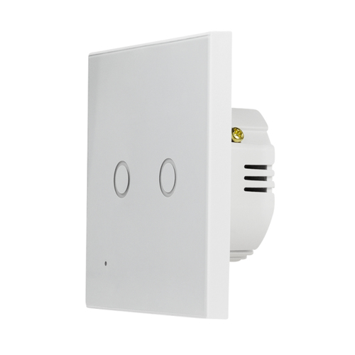 Wi-Fi smart dual wall switch, Tuya compatibel