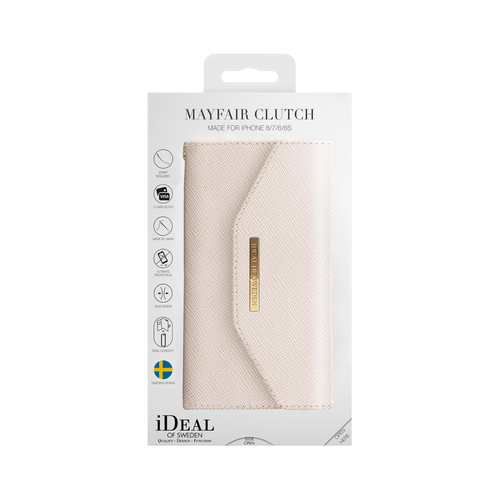 iDeal of Sweden Mayfair Clutch iPhone 8/7/6/6S/SE Beige – image 9