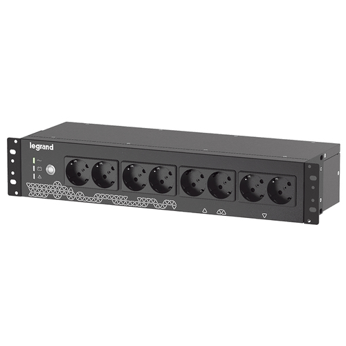 Legrand Keor ASI PDU 800VA FR/GR/IT INPUT 8 GR/IT OUTPUT BLACK источник бесперебойного питания Ожидание (оффлайн) 0,8 kVA 480 W 8 розетка(и)