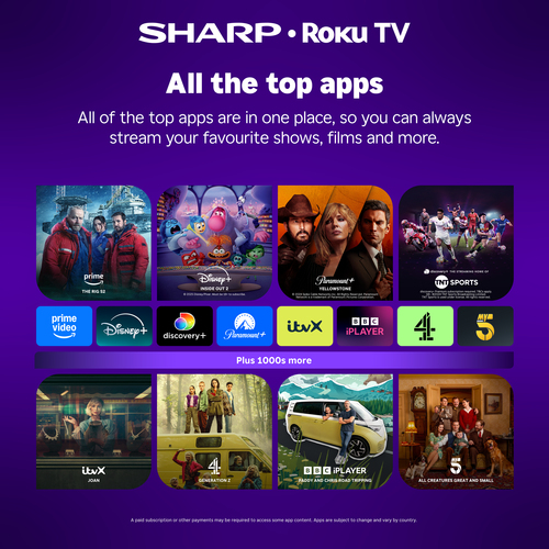 Sharp 40HD2225K 40" Full HD Smart Roku TV – image 5