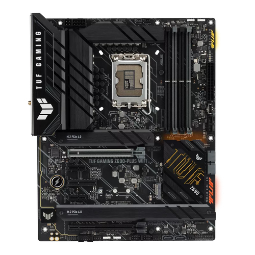 TUF GAMING Z690-PLUS WIFI MOTHERBOARD ASUS (TUF GAMING Z690-PLUS WIFI D4) SOCKET 1700 12A,4*DDR4,HDMI,DP,PCI-E 5.0,WIFI6,ATX