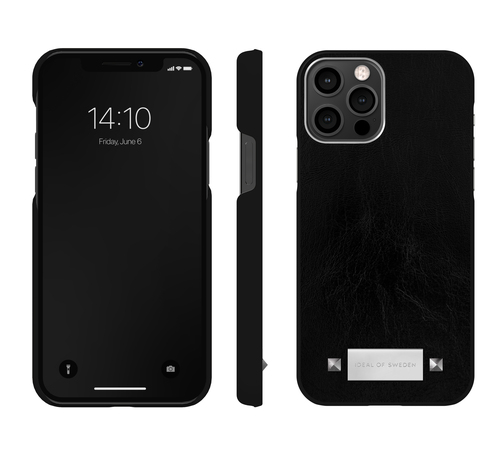 iDeal of Sweden Atelier Case iPhone 12/12P Platinum Black – image 1