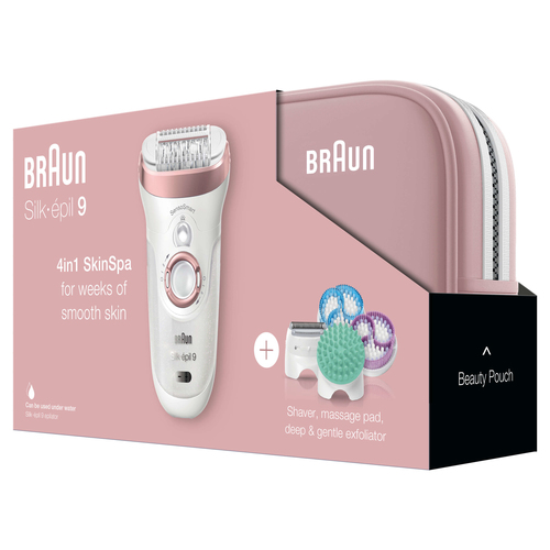 Braun Silk-épil 9 81702657 epilator 40 tweezers Rose gold, White – image 3
