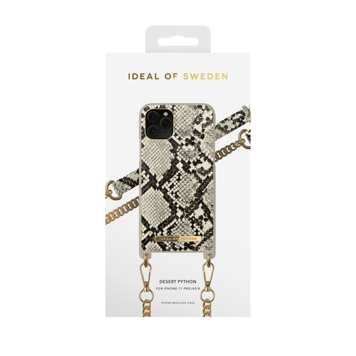 iDeal of Sweden Necklace Case iPhone 11P/XS/X Desert Python – image 2
