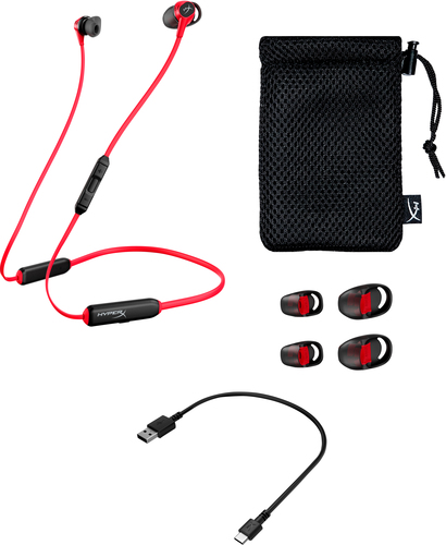 HyperX Cloud Buds Wireless Headphones (Red-Black) – image 5