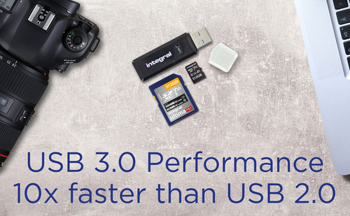 Integral USB 3.0 CARD READER DUAL SLOT SD MICRO SD – image 2
