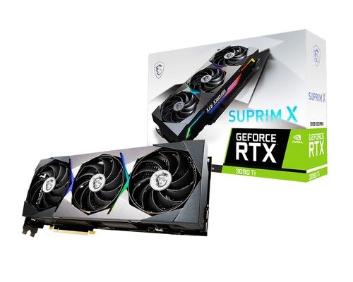 MSI SUPRIM RTX 3080 Ti X 12G NVIDIA GeForce RTX 3080 Ti 12 GB GDDR6X