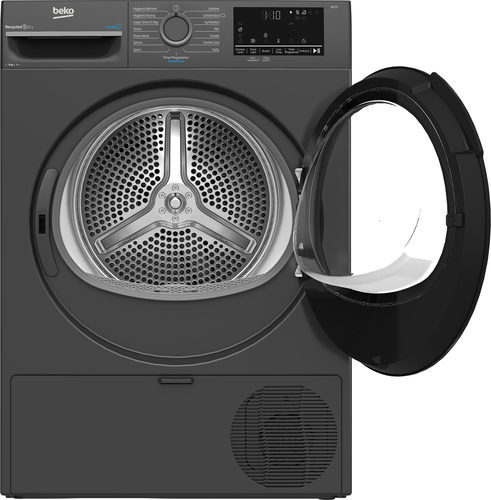 Beko SteamCure BM3T3833A 8Kg Heat Pump Tumble Dryer - Anthracite - A++ Rated, Grey - image 4