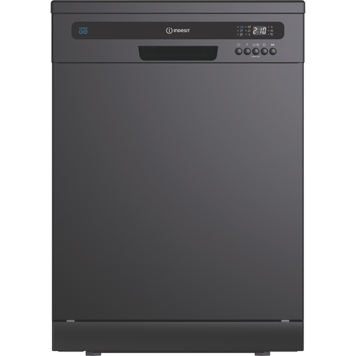 Indesit IN2FE13CNO7B 60cm Dishwasher in Black 13 Place Setting E Rated - image 1