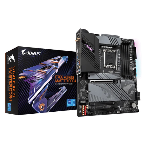 GIGABYTE B760 AORUS MASTER DDR4 материнская плата Intel B760 Express LGA 1700 ATX