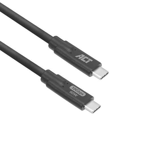 ACT Connectivity USB 3.0 10Gbps 60W USB Type-C kabel, 3 meter