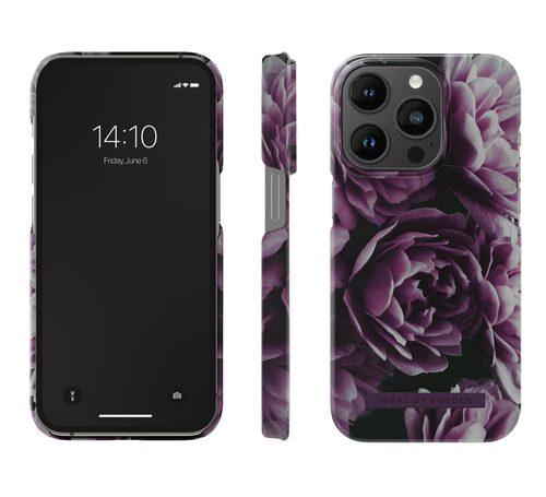 iDeal of Sweden Printed Case iPhone 14PR Deep Purple Bloom – image 2