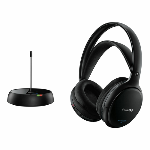 Philips SHC5200M2/12 Wireless Over-Ear TV Headphones in Black Black - image 2