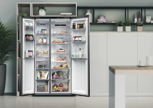 Hoover H-Fridge 700 Maxi HONSQ2T918EXK American-Style Fridge Freezer - Silver/Grey - image 8