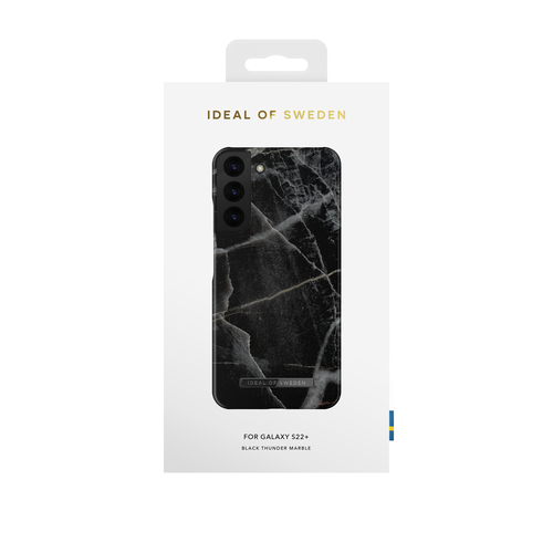 iDeal of Sweden Printed Case Galaxy S22P Black Thunder Marble – image 1