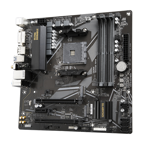 Motherboards GIGABYTE MB GIGABYTE B550M DS3H AC