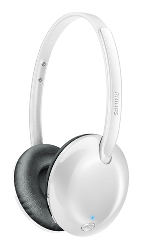 Philips SHB4405WT/27 headphones/headset Wireless Head-band Bluetooth Black, White