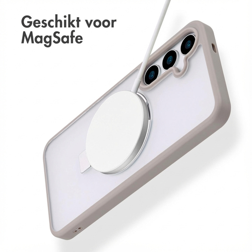 Accezz Ring Stand Backcover met MagSafe Samsung Galaxy S24 Plus - Grey, afbeelding 2