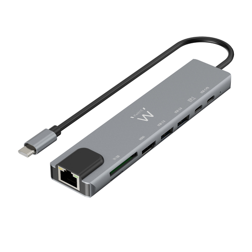 DOCKING USB-C MULTIPORT 8in1 EW1146
