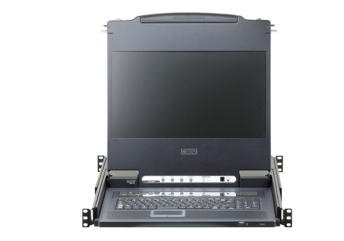 ATEN 8-Port 17.3" DVI Full HD LCD KVM Switch (USB) – image 2