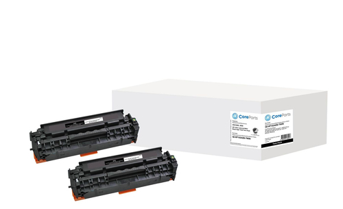 CoreParts QI-HP1024ZB-TWIN toner cartridge 2 pc(s) Compatible Black