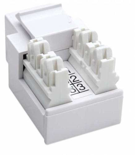 Intellinet JACK RJ11 RJ12 KEYSTONE DE IMPACTO BLANCO imagen 5