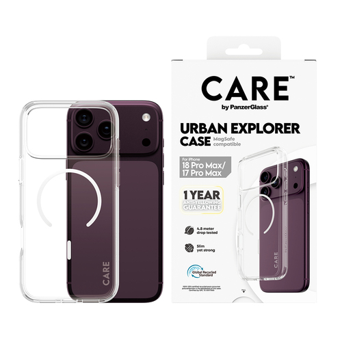 CARE by PanzerGlass Urban Explorer Beskyttelsescover Polycarbonat (PC) Termoplastisk polyuretan (TPU) Apple iPhone 17 Pro Max, 18 Pro Max – billede 2
