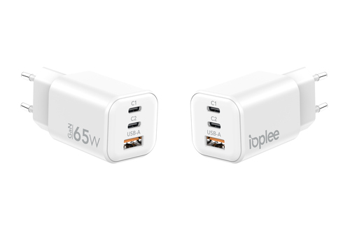 IOPLEE IOPCHGAN3USBCA65WW mobile device charger Laptop, Smartphone, Tablet White AC Fast charging Indoor – image 2