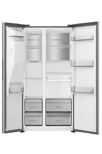 Hisense RS5P528SPIC PureFlat American Side By Side - Silver - C Rated – image 2