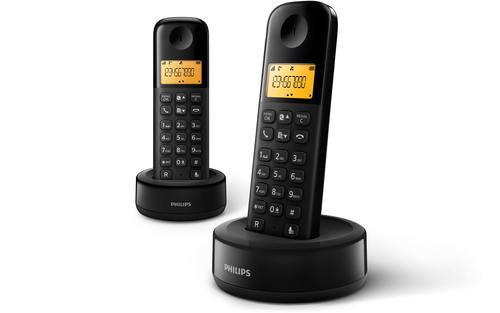 Philips D1302B/96 telephone Caller ID Black