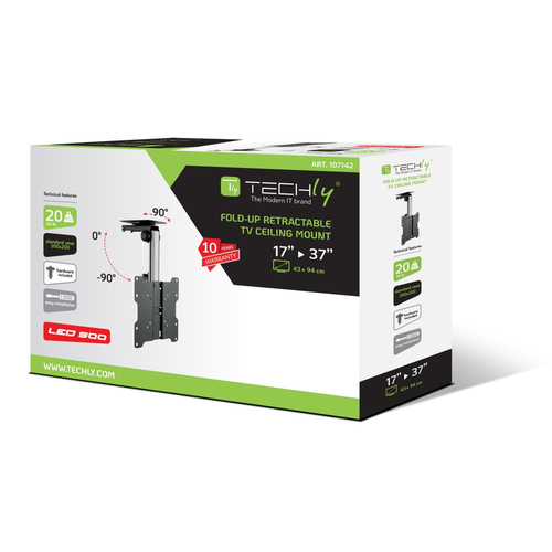 Techly plafondmontagebeugel voor LCD TV LED 17-37", afbeelding 2