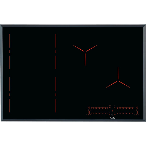 AEG IPE84571FB hob Black Built-in