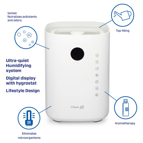 Clean Air Optima CA-604W Smart Top Luchtbevochtiger Wit, afbeelding 4