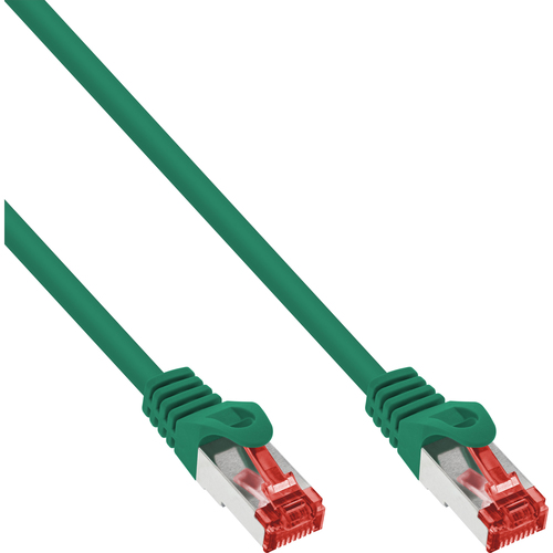 Product image: InLine Patch Cable S/FTP PiMF Cat.6 250MHz PVC CCA green 2m