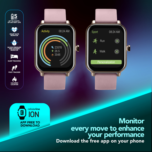 Cellularline ION SMARTWATCH BLUETOOTH – image 4
