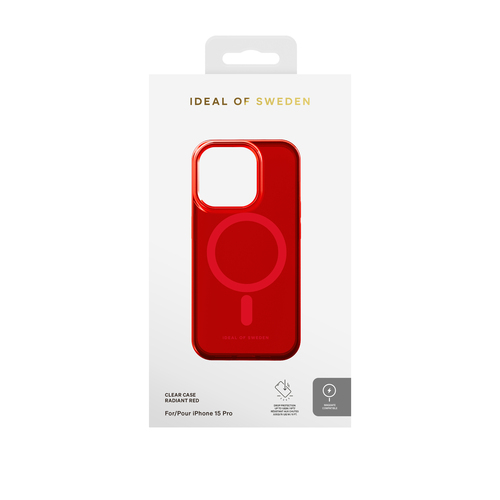 iDeal of Sweden Clear Case MagSafe iPhone 15PR Radiant Red – image 2