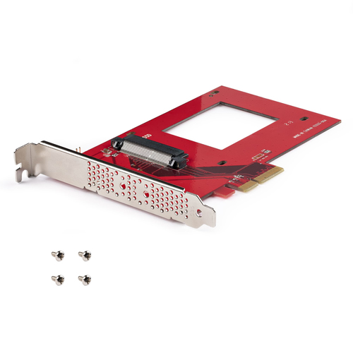 StarTech.com U.3 to PCIe Adapter Card, PCIe 4.0 x4 Adapter For 2.5" U.3 NVMe SSDs, SFF-TA-1001 PCI Express Add-in Card for DesktopsServers, TAA, afbeelding 7