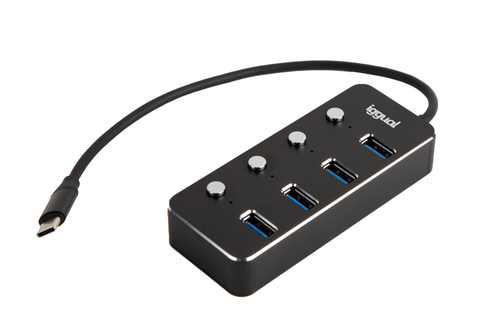 iggual Type C Hub x 4 USB 3.1 ports – image 1