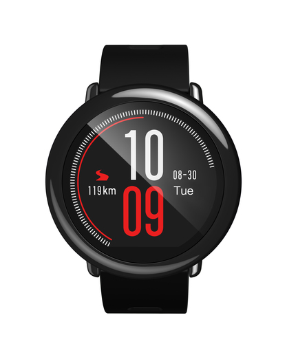 Amazfit Pace 3.4 cm (1.34") LCD Digital 320 x 300 pixels Touchscreen Black Wi-Fi GPS (satellite)