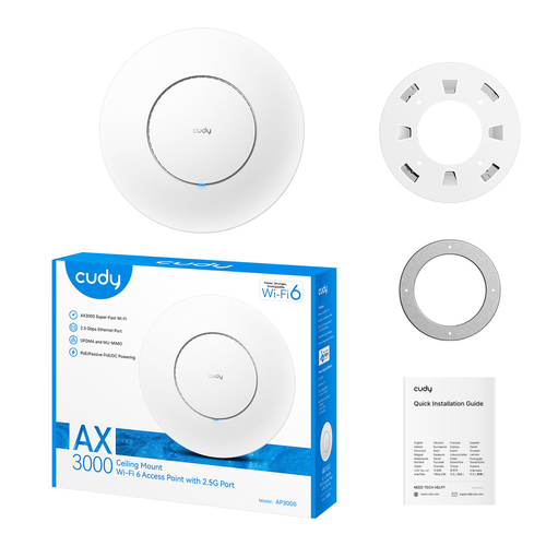 Cudy AX3000 Wi-Fi 6 2.5G Access Point, afbeelding 5