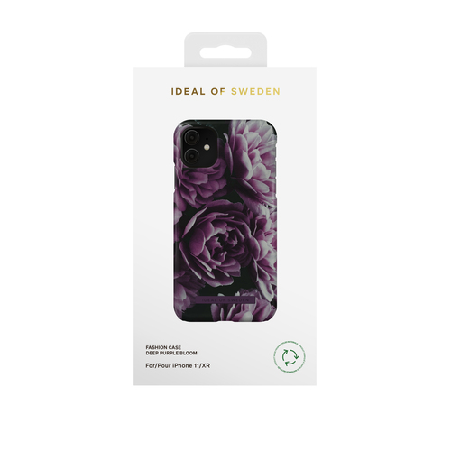 iDeal of Sweden Printed Case iPhone 11/XR Deep Purple Bloom – image 1