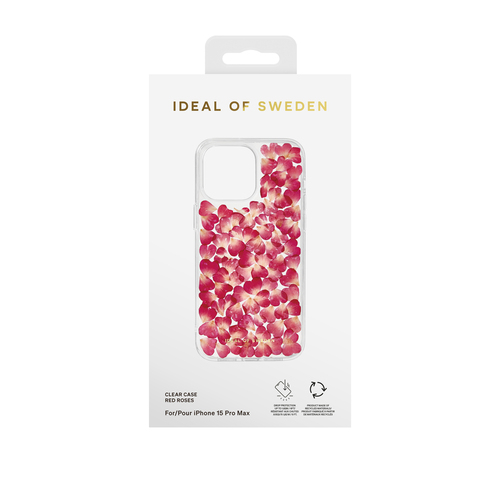 iDeal of Sweden Clear Case iPhone 15PM Red Roses – image 2